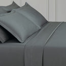 Uni 1 Baratta - Drap Plat Satin De Coton Uni 1 Baratta Gris 02