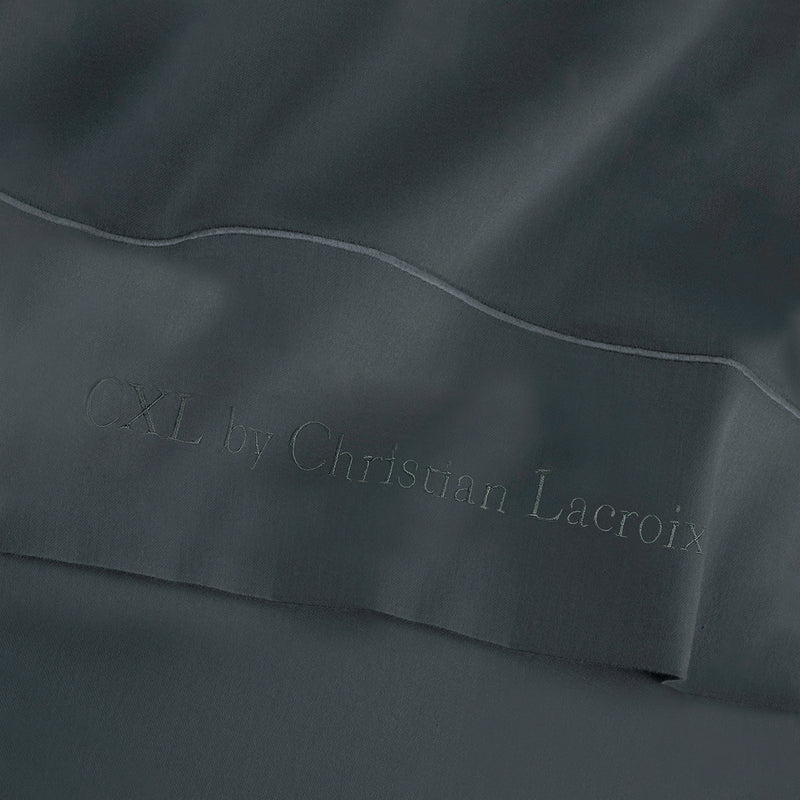 Uni 1 Baratta - Drap Plat Satin De Coton Uni 1 Baratta Gris 02