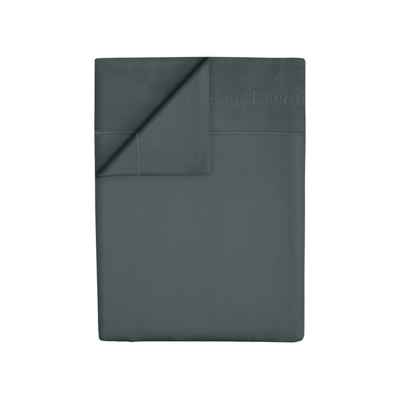 Uni 1 Baratta - Drap Plat Satin De Coton Uni 1 Baratta Gris 02