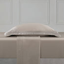 Uni 1 Baratta - Drap Plat Satin De Coton Uni 1 Baratta Taupe 01
