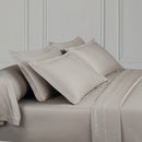 Uni 1 Baratta - Drap Plat Satin De Coton Uni 1 Baratta Taupe 01
