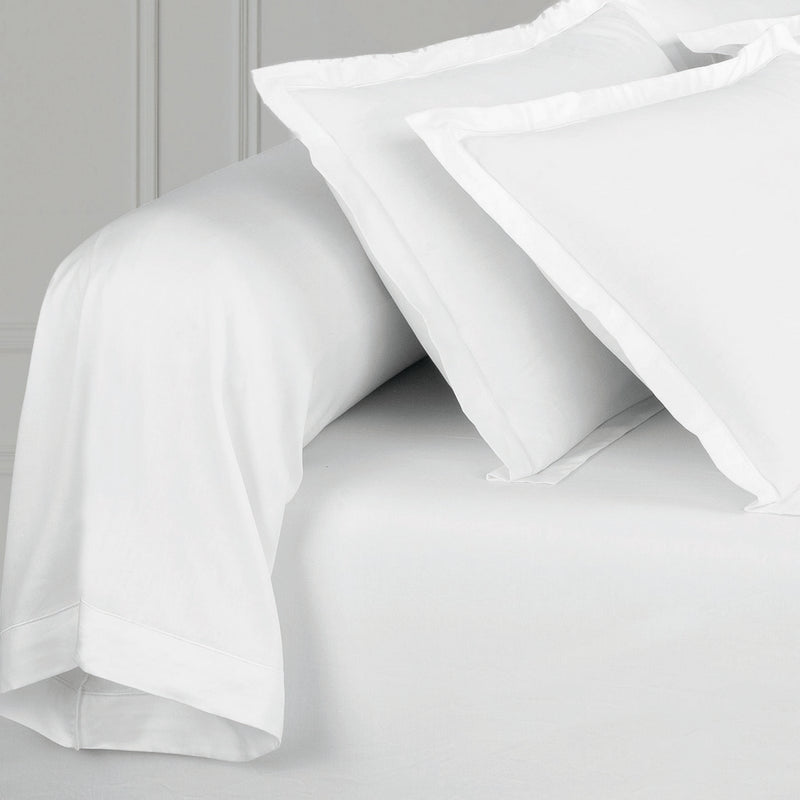 Uni 1 Baratta - Taie De Traversin Satin De Coton Uni 1 Baratta Blanc 01
