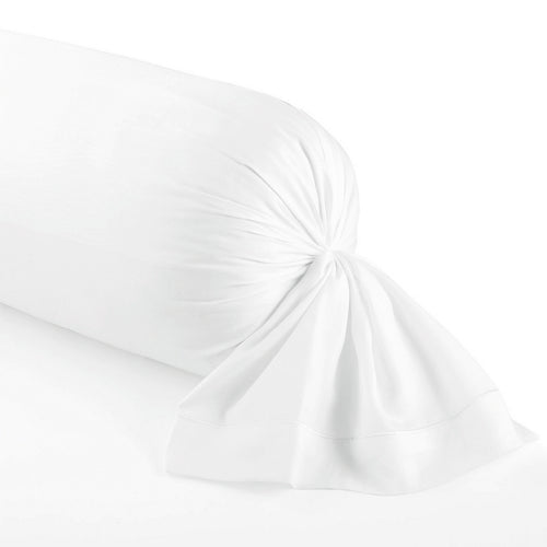 Uni 1 Baratta - Taie De Traversin Satin De Coton Uni 1 Baratta Blanc 01