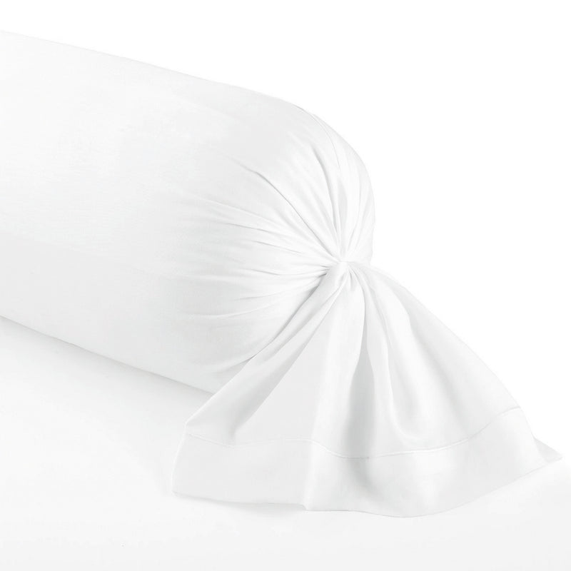 Uni 1 Baratta - Taie De Traversin Satin De Coton Uni 1 Baratta Blanc 01