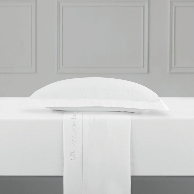 Uni 1 Baratta - Drap Plat Satin De Coton Uni 1 Baratta Blanc 01