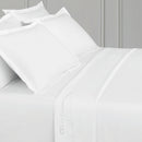 Uni 1 Baratta - Drap Plat Satin De Coton Uni 1 Baratta Blanc 01