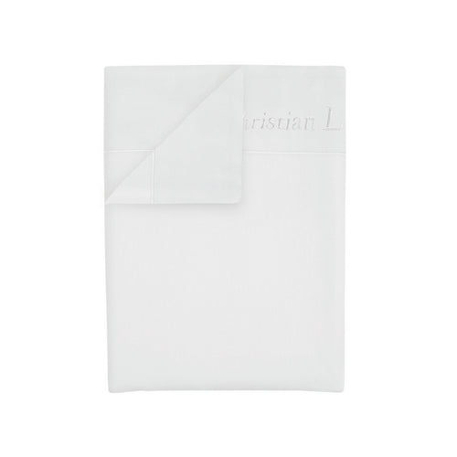 Uni 1 Baratta - Drap Plat Satin De Coton Uni 1 Baratta Blanc 01