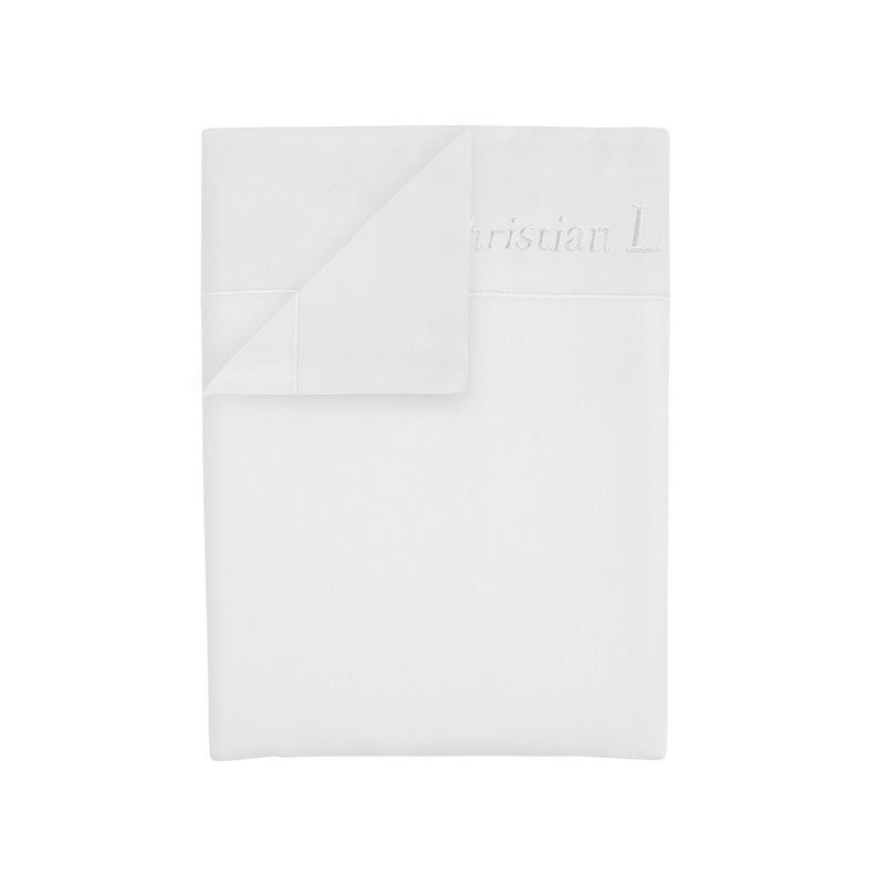 Uni 1 Baratta - Drap Plat Satin De Coton Uni 1 Baratta Blanc 01