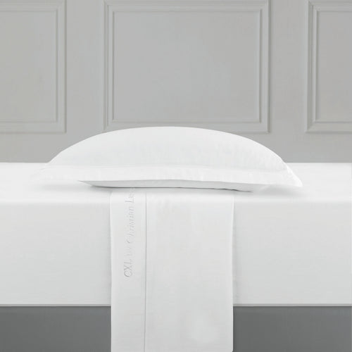 Uni 1 Baratta - Ensemble De Draps Satin De Coton Uni 1 Baratta Blanc 01