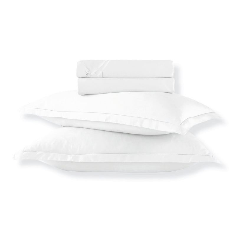 Uni 1 Baratta - Ensemble De Draps Satin De Coton Uni 1 Baratta Blanc 01