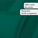 Uni 1 Baratta - Drap Plat Satin De Coton Uni 1 Baratta Vert 02