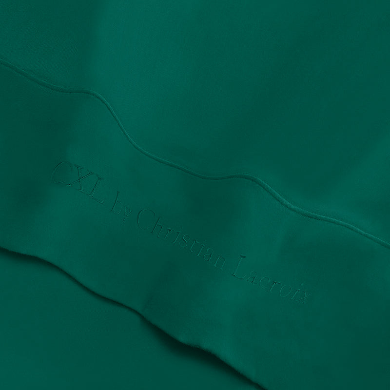 Uni 1 Baratta - Drap Plat Satin De Coton Uni 1 Baratta Vert 02