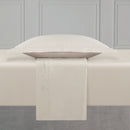 Uni 1 Baratta - Drap Plat Satin De Coton Uni 1 Baratta Taupe 05