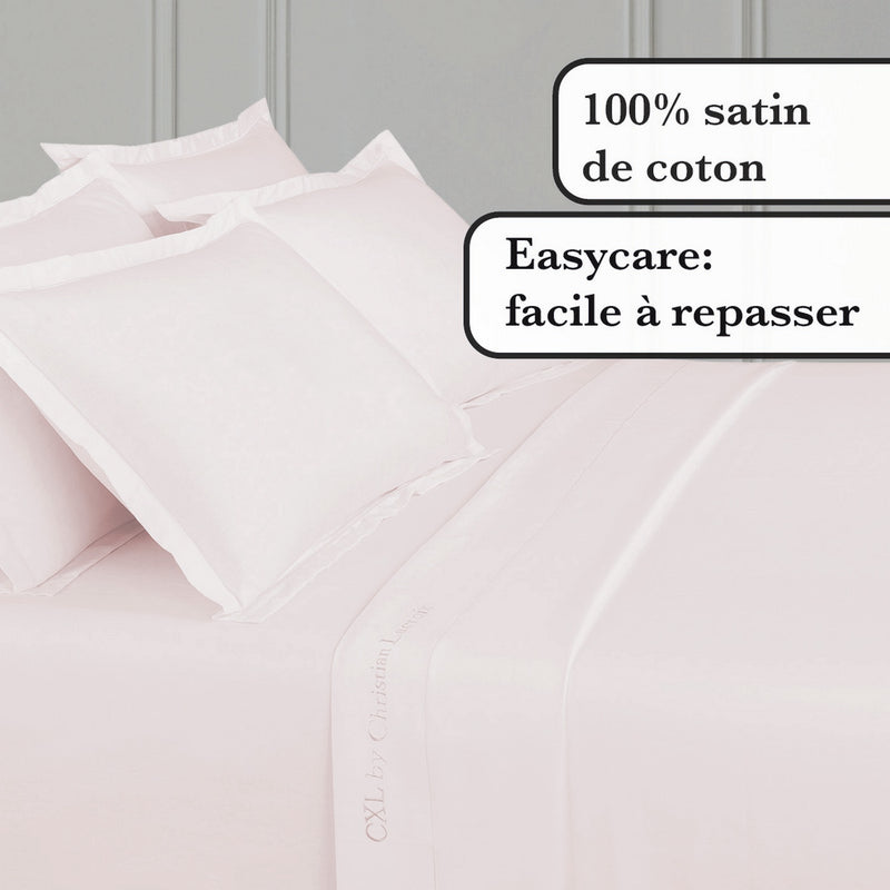 Uni 1 Baratta - Drap Plat Satin De Coton Uni 1 Baratta Taupe 03