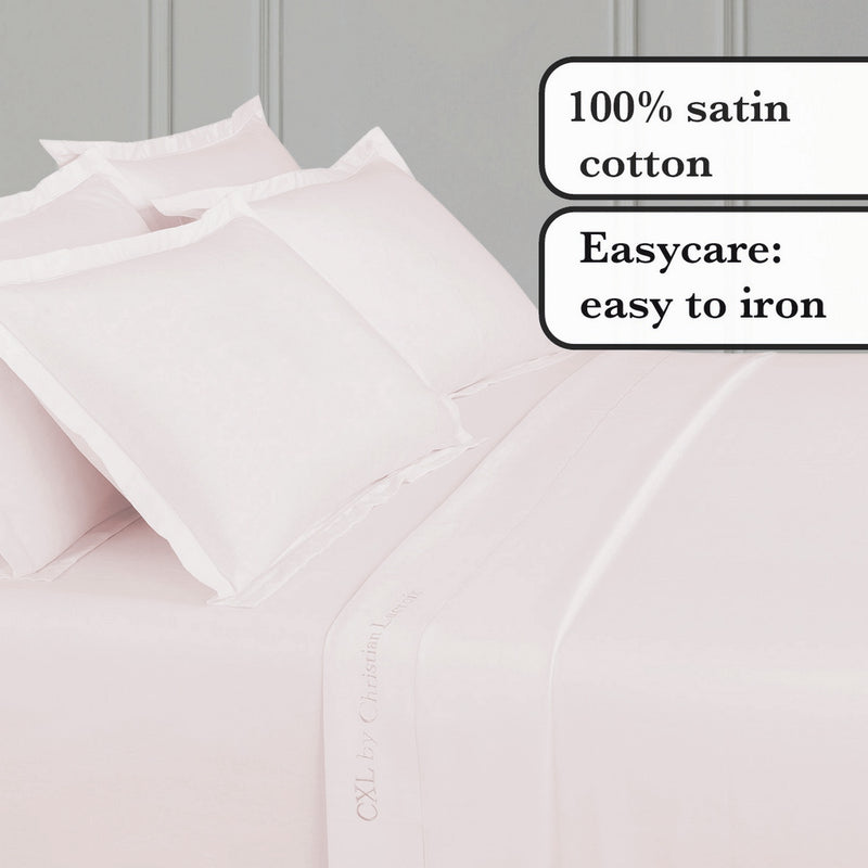 Uni 1 Baratta - Drap Plat Satin De Coton Uni 1 Baratta Taupe 03