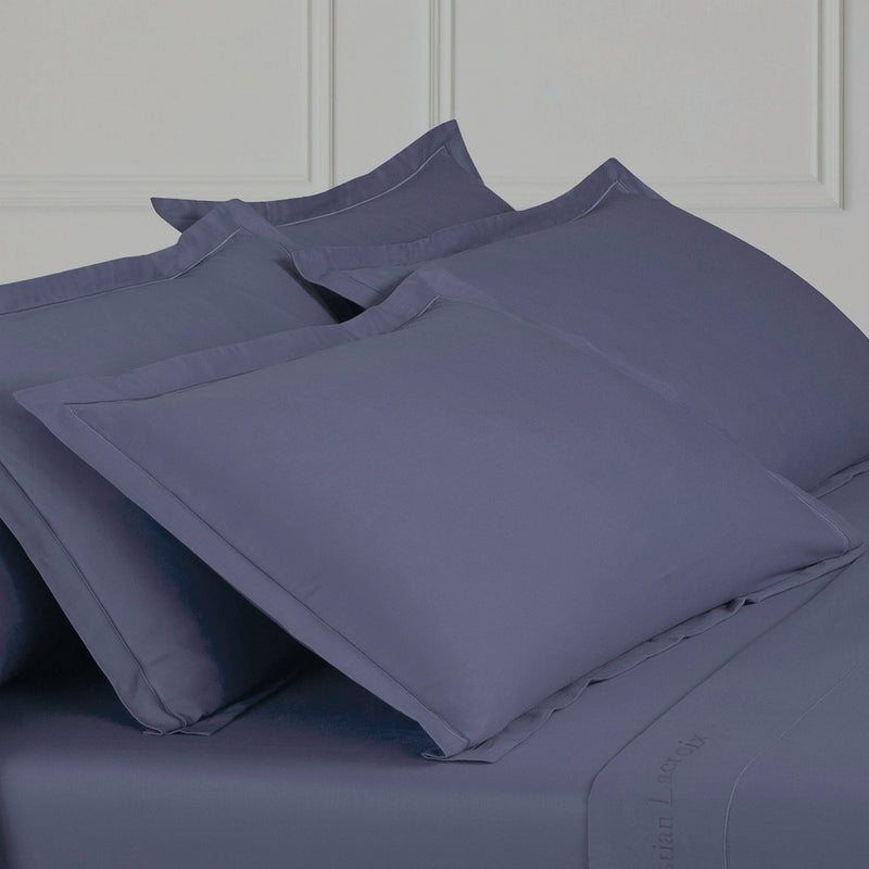 Uni 1 Baratta - Taie D'Oreiller Satin De Coton Uni 1 Baratta Bleu 06