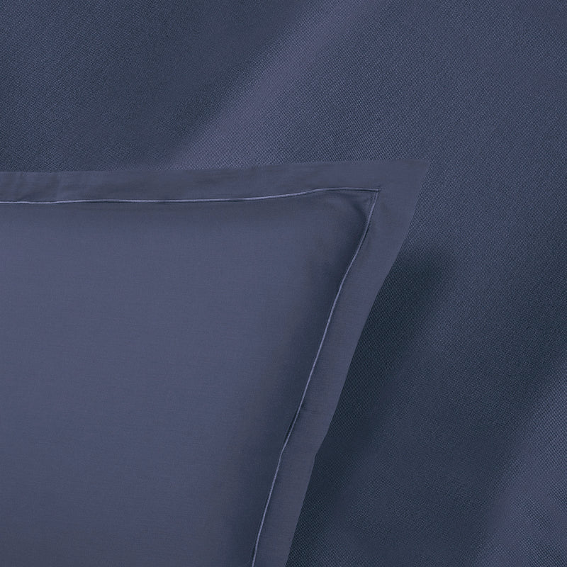 Uni 1 Baratta - Taie D'Oreiller Satin De Coton Uni 1 Baratta Bleu 06
