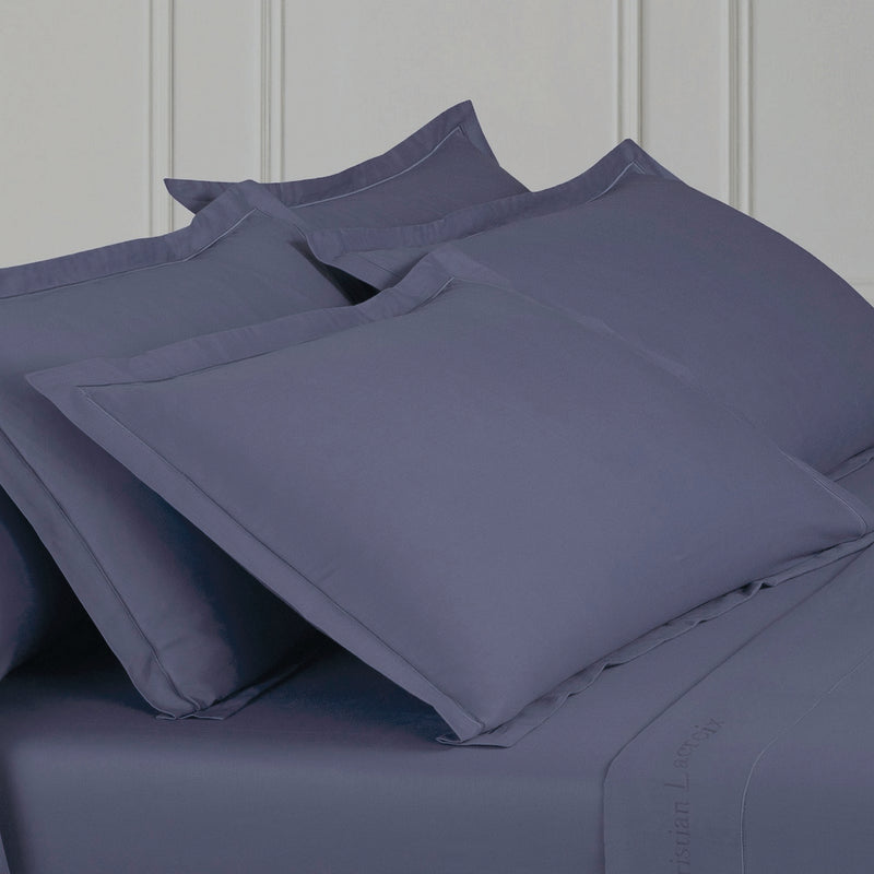 Uni 1 Baratta - Taie D'Oreiller Satin De Coton Uni 1 Baratta Bleu 06