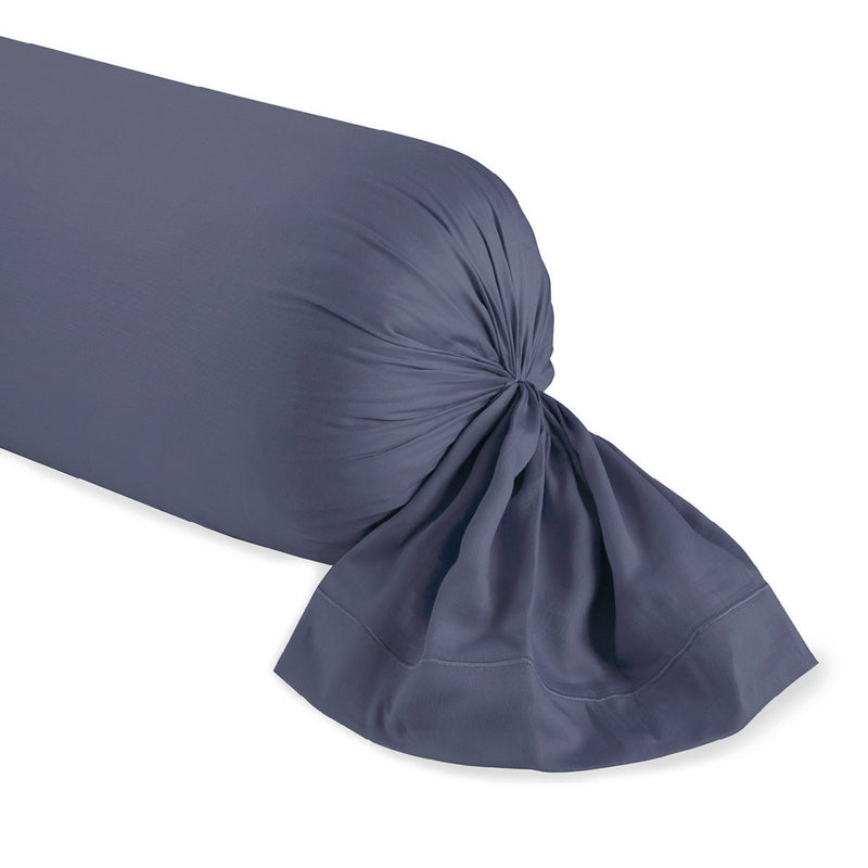 Uni 1 Baratta - Taie De Traversin Satin De Coton Uni 1 Baratta Bleu 06