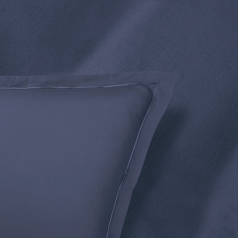Uni 1 Baratta - Ensemble De Draps Satin De Coton Uni 1 Baratta Bleu 06