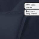 Uni 1 Baratta - Taie D'Oreiller Satin De Coton Uni 1 Baratta Bleu 07