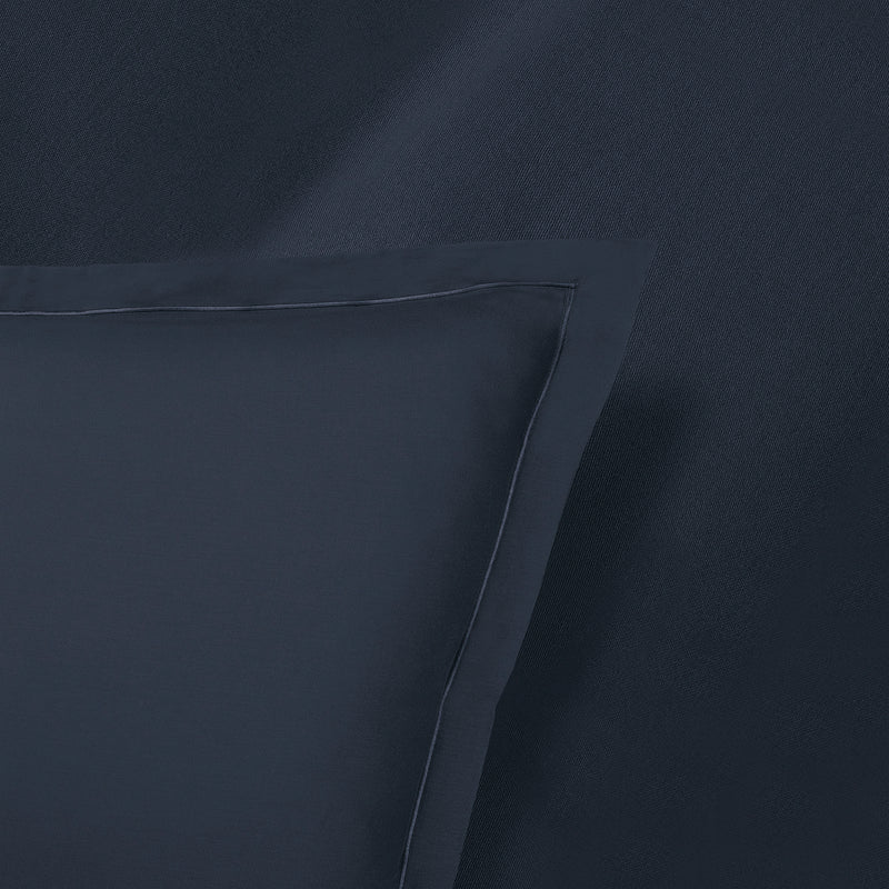 Uni 1 Baratta - Taie D'Oreiller Satin De Coton Uni 1 Baratta Bleu 07