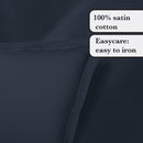 Uni 1 Baratta - Taie D'Oreiller Satin De Coton Uni 1 Baratta Bleu 07