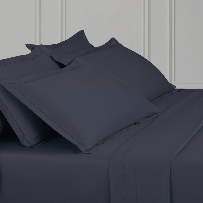 Uni 1 Baratta - Taie D'Oreiller Satin De Coton Uni 1 Baratta Bleu 07