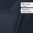 Uni 1 Baratta - Ensemble De Draps Satin De Coton Uni 1 Baratta Bleu 07