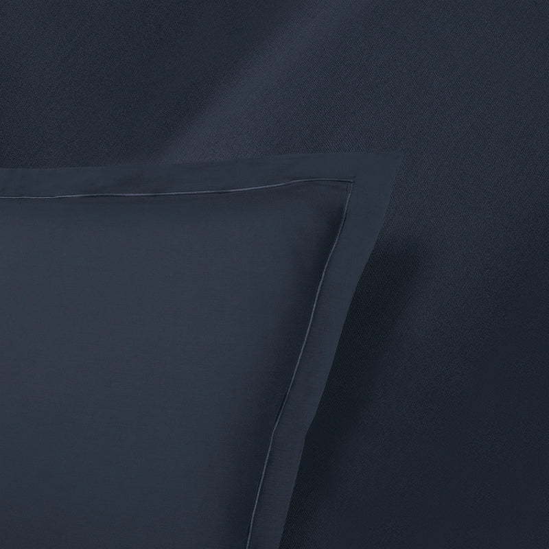 Uni 1 Baratta - Ensemble De Draps Satin De Coton Uni 1 Baratta Bleu 07