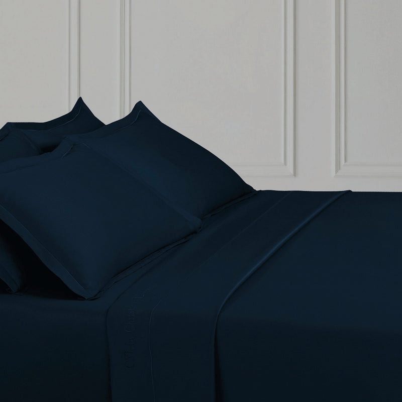 Uni 1 Baratta - Taie D'Oreiller Satin De Coton Uni 1 Baratta Blue 11