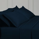 Uni 1 Baratta - Taie D'Oreiller Satin De Coton Uni 1 Baratta Blue 11
