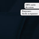 Uni 1 Baratta - Ensemble De Draps Satin De Coton Uni 1 Baratta Blue 11