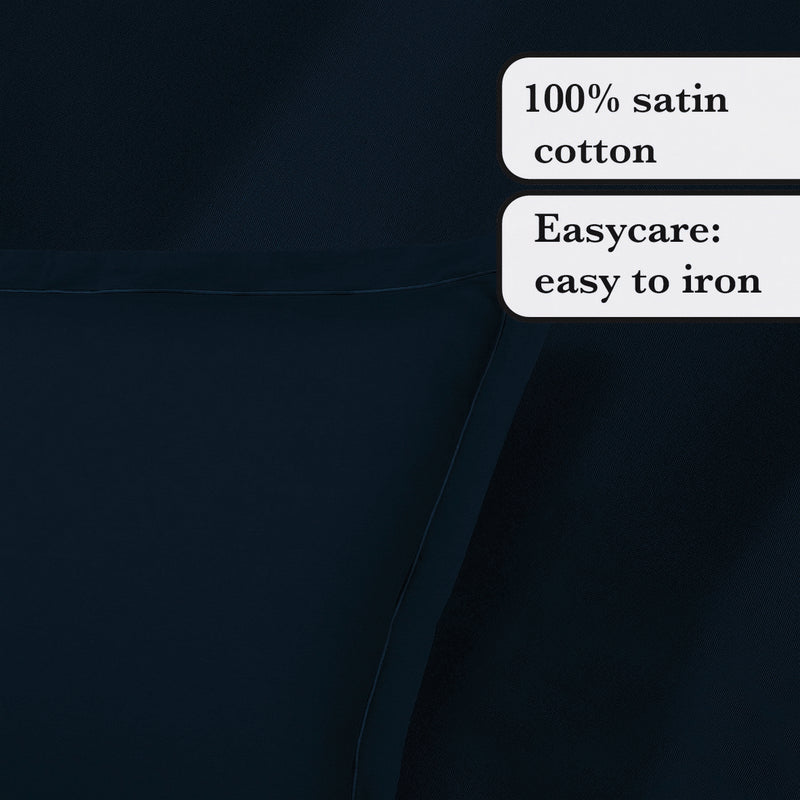 Uni 1 Baratta - Ensemble De Draps Satin De Coton Uni 1 Baratta Blue 11