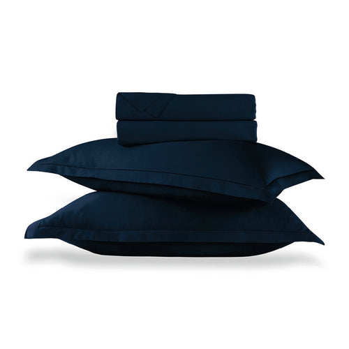 Uni 1 Baratta - Ensemble De Draps Satin De Coton Uni 1 Baratta Blue 11