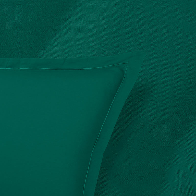 Uni 1 Baratta - Taie D'Oreiller Satin De Coton Uni 1 Baratta Vert 02