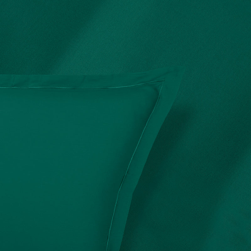 Uni 1 Baratta - Taie D'Oreiller Satin De Coton Uni 1 Baratta Vert 02
