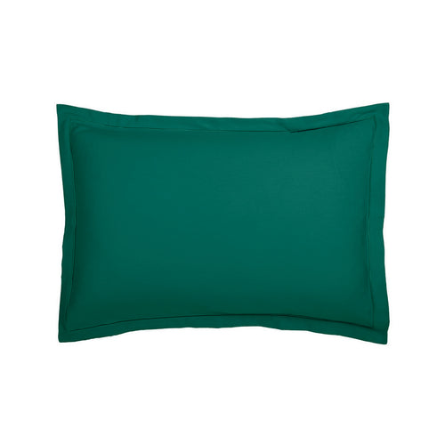 Uni 1 Baratta - Taie D'Oreiller Satin De Coton Uni 1 Baratta Vert 02