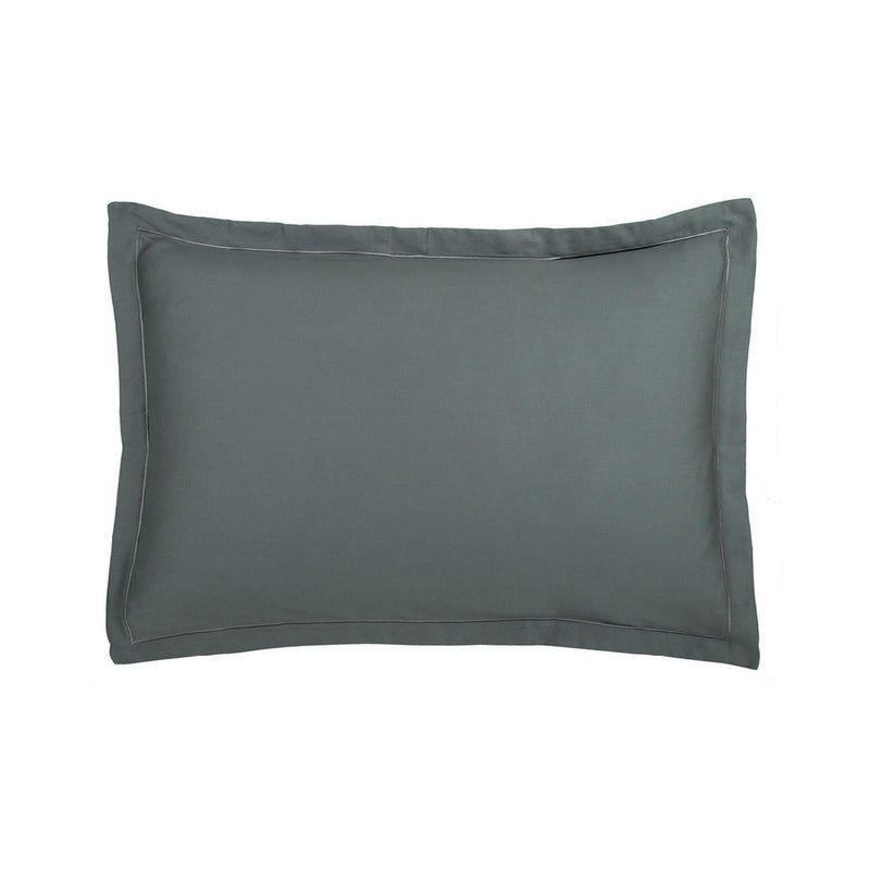Uni 1 Baratta - Taie D'Oreiller Satin De Coton Uni 1 Baratta Gris 02