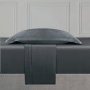 Uni 1 Baratta - Ensemble De Draps Satin De Coton Uni 1 Baratta Gris 02