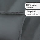 Uni 1 Baratta - Ensemble De Draps Satin De Coton Uni 1 Baratta Gris 02