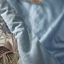 Garden - Drap-Housse Satin De Coton Uni Bleu Clair