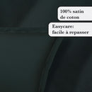 Uni 1 Baratta - Taie D'Oreiller Satin De Coton Uni 1 Baratta Gris 03