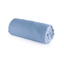 Garden - Drap-Housse Satin De Coton Uni Bleu Clair