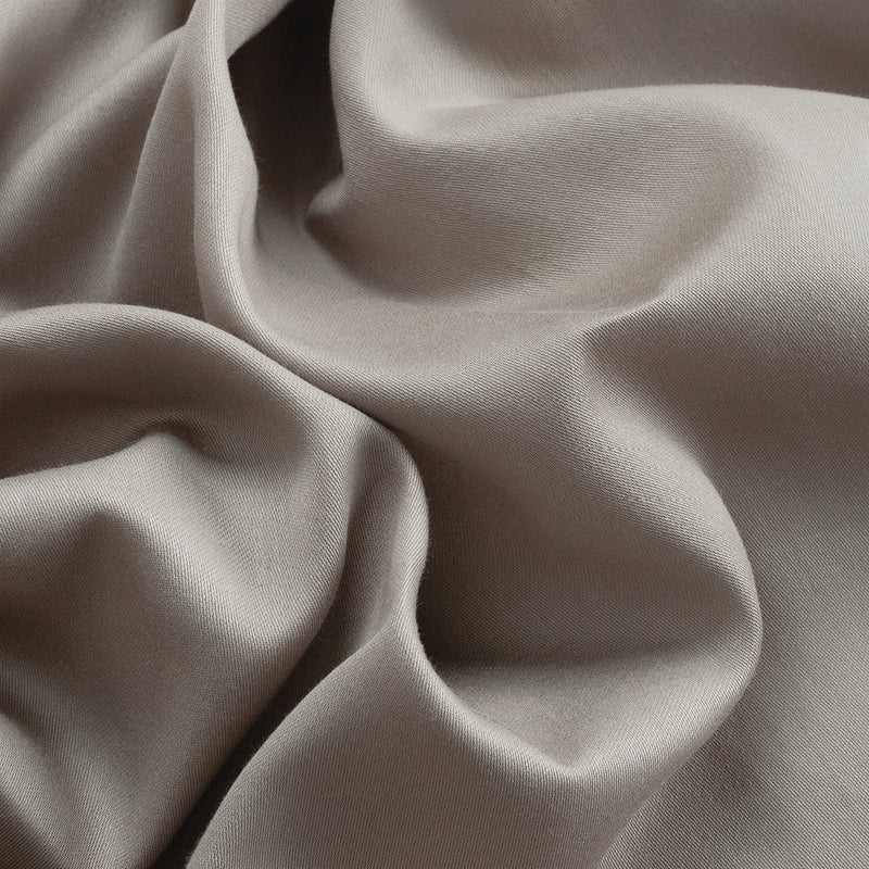 Uni 1 Baratta - Taie De Traversin Satin De Coton Uni 1 Baratta Taupe 01