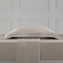 Uni 1 Baratta - Ensemble De Draps Satin De Coton Uni 1 Baratta Taupe 01