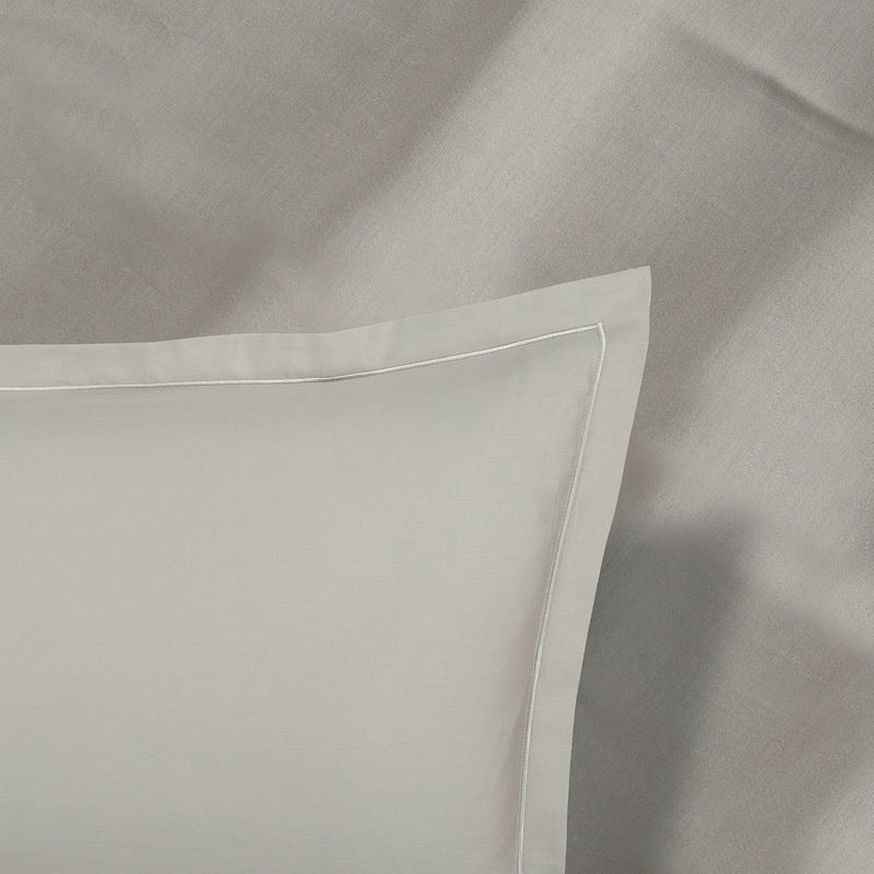 Uni 1 Baratta - Ensemble De Draps Satin De Coton Uni 1 Baratta Taupe 01