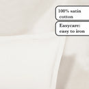 Uni 1 Baratta - Taie D'Oreiller Satin De Coton Uni 1 Baratta Taupe 02