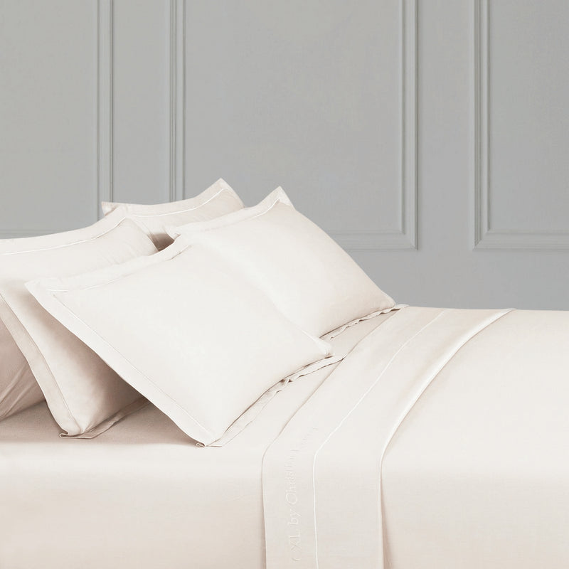 Uni 1 Baratta - Drap Plat Satin De Coton Uni 1 Baratta Taupe 02