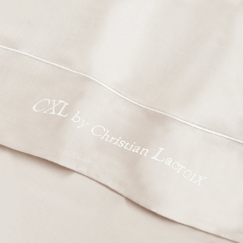 Uni 1 Baratta - Drap Plat Satin De Coton Uni 1 Baratta Taupe 02
